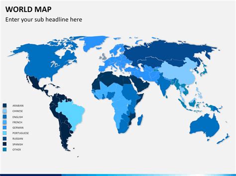 World Map For PPT