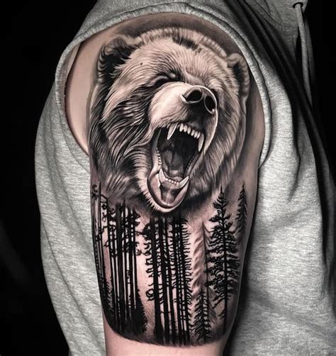 40 Stunning Bear Tattoos: Symbolism and Meanings