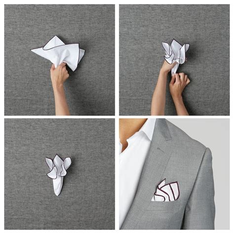 How to Fold a Pocket Square for a Wedding