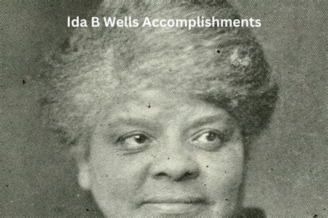 10 Ida B Wells Accomplishments and Achievements - Have Fun With History