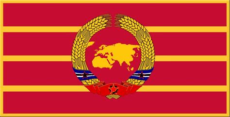 My take on an alternate flag for the Union of Socialist Eurasia : vexillology | Earth flag, Flag ...