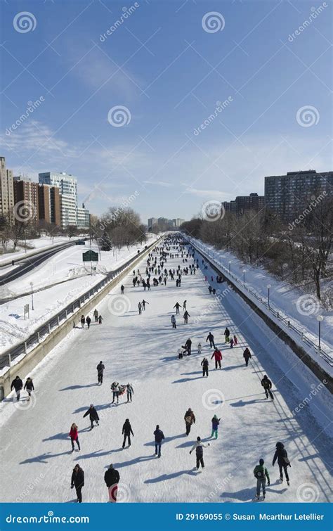 Winterlude Rideau Canal in Ottawa Editorial Image - Image of festival ...