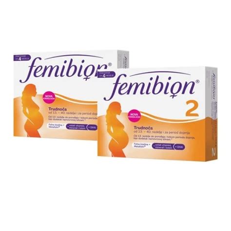 Femibion 2 duo pack prenatalni i postnatalni vitamini za žene - Merck