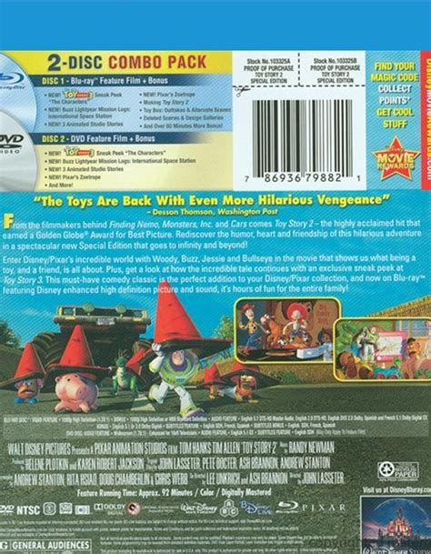 Toy Story 2: Special Edition (Blu-ray Case) (Blu-ray 1999) | DVD Empire