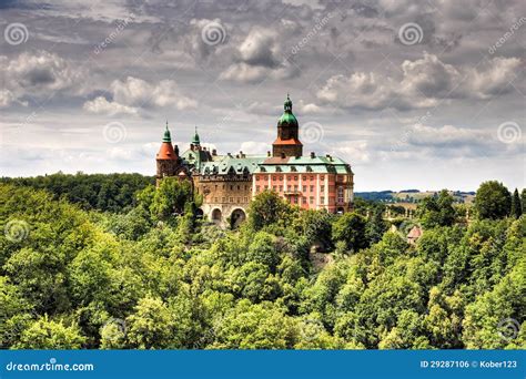 Ksiaz Castle in Walbrzych editorial photo. Image of summer - 29287106