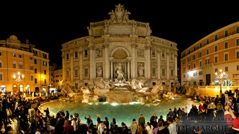 Joe Marquez - The Smoking Camera | The Smoking Camera Portfolio | The Trevi Fountain at Night