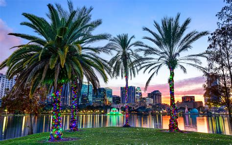 Lake Eola Park, Orlando, Florida wallpaper | architecture | Wallpaper ...