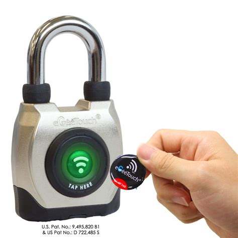 Weatherproof Smart Padlock - 3rd Generation eGeeTouch Smart Padlocks