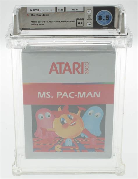 1988 "Ms. Pac-Man" Atari 2600 Video Game (WATA 8.5) | Pristine Auction