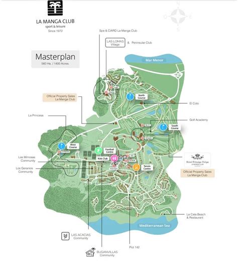 La Manga Club Resort Map - Manga