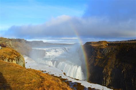 Gullfoss Waterfall, Thingvellir Park, Iceland - February, 2017 | Gullfoss waterfall, Adventure ...