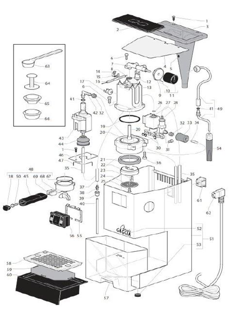 Gaggia Accademia Parts Diagram