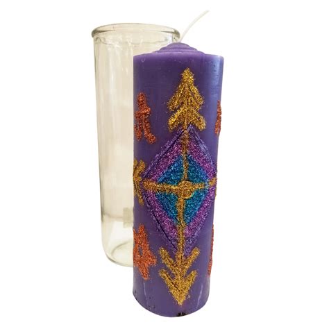 Spiritual Protection Hand Carved Candle