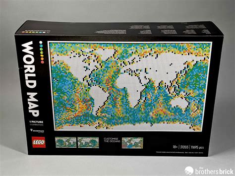 LEGO-Art-31203-World Map-Review-UH782-1 - The Brothers Brick | The ...