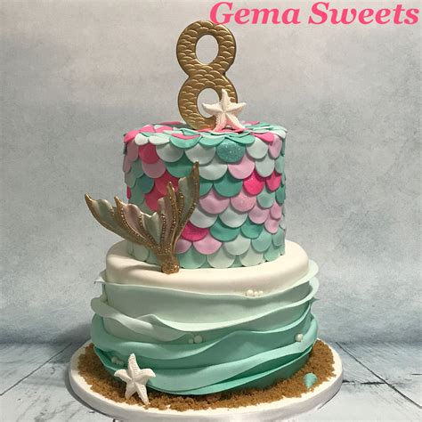 Mermaid / under the sea cake by Gema Sweets. | My Creations | Pinterest | Sea cakes, Mermaid and ...