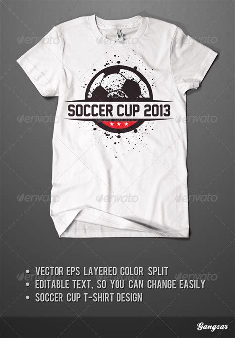 Soccer Cup T-Shirt Design by gangzar | GraphicRiver