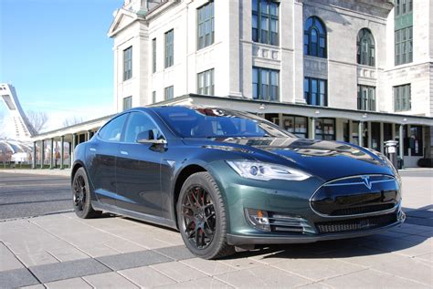 2014 Dark Green Tesla Model S P85DL Pictures, Mods, Upgrades, Wallpaper - DragTimes.com