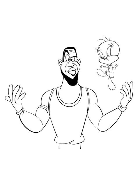 LeBron James coloring pages - ColoringLib