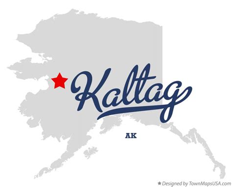 Map of Kaltag, AK, Alaska