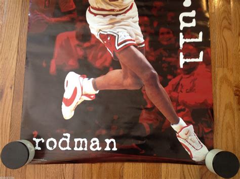 Vintage Dennis Rodman 1995 Bulls Poster NBA - Art Posters