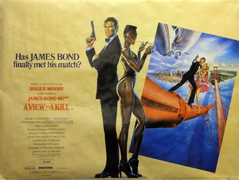 A View To A Kill Poster, UK Quad, 1985, Goozee Daniel