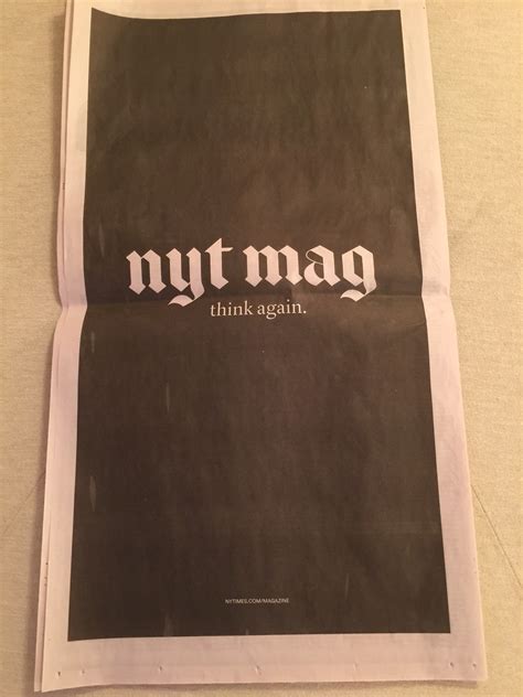 The New York Times Magazine: a celebration for print—and some key ...