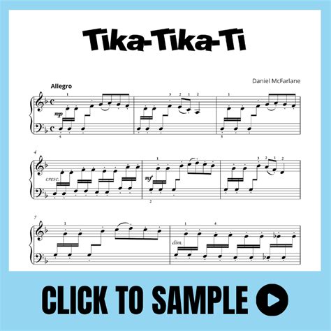 Tika-Tika-Ti (Late Elementary - Grade 1) - Supersonics Piano