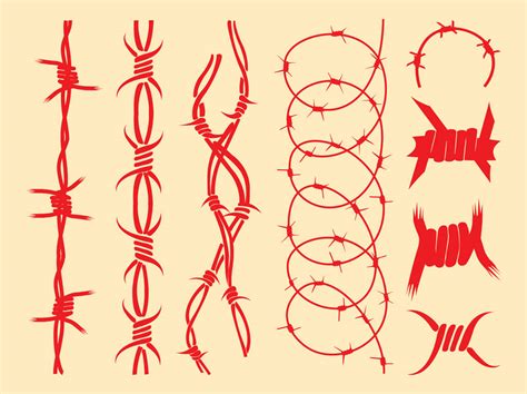 Barbed Wire Designs Vector Art & Graphics | freevector.com