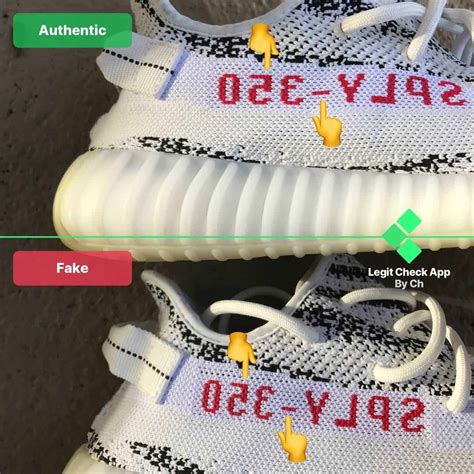 Yeezy Boost 350 V2 Zebra Fake Vs Real Legit Check Guide