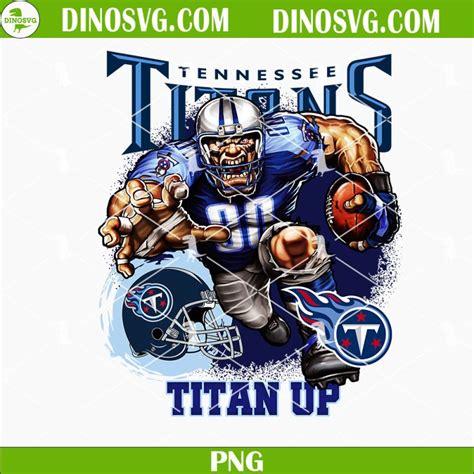 Tennessee Titans Mascot PNG, Titan Up PNG, NFL Team PNG Sublimation For ...