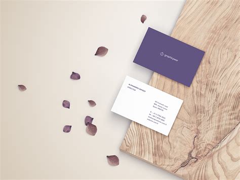 Front & Back Business Card Mockup — Free Mockup World