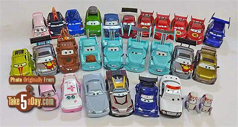 Mattel Disney Pixar CARS Toons Diecast: Variant Tokyo Mater Walmart Box Set | Take Five a Day