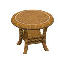 Rattan End Table (New Horizons) - Animal Crossing Wiki - Nookipedia