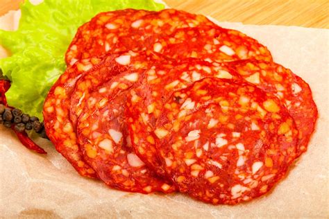 Chorizo sausage dish 12730607 Stock Photo at Vecteezy