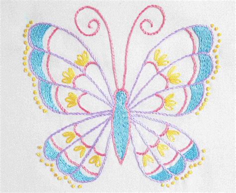 Butterfly Embroidery Pattern