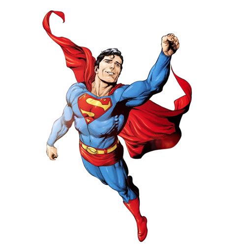 Superman I Comic Character Flying Up - Clip Art Library