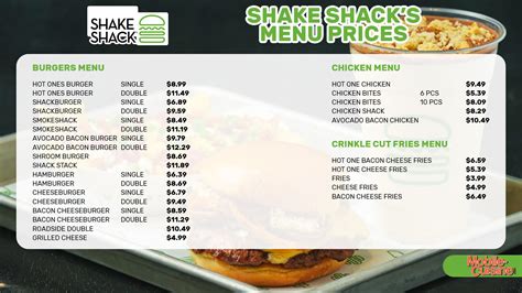 Updated Shake Shack Menu Price Increases in 2024