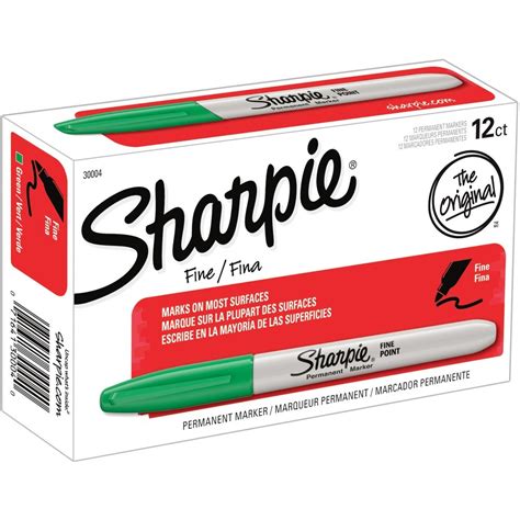 SHARPIE FINE POINT MARKER Permanent 1.0mm Fine Green