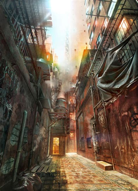 Alleyway by JonasDeRo on DeviantArt