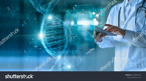 Medicine Doctor Touching Electronic Medical Record Stock Photo 1406696738 | Shutterstock