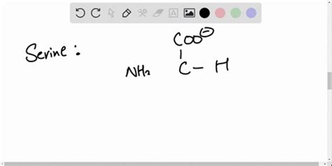 SOLVED: Draw the zwitterion structure for the amino acid serine. | Numerade