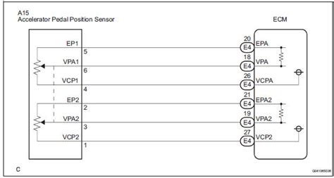 toyota accelerator pedal position sensor wiring diagram - Wiring ...