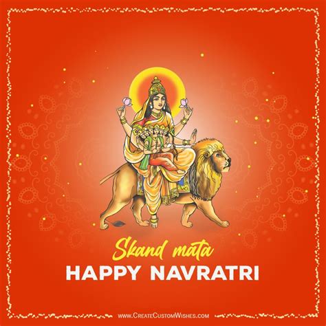 Navratri Day 5 – Skand Mata Wishes Images, Messages and Status | Happy ...