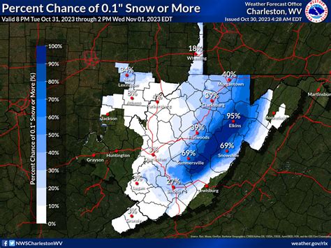 Snow predicted in parts of West Virginia Halloween night | WBOY.com