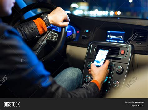 Driving Car Night -man Image & Photo (Free Trial) | Bigstock