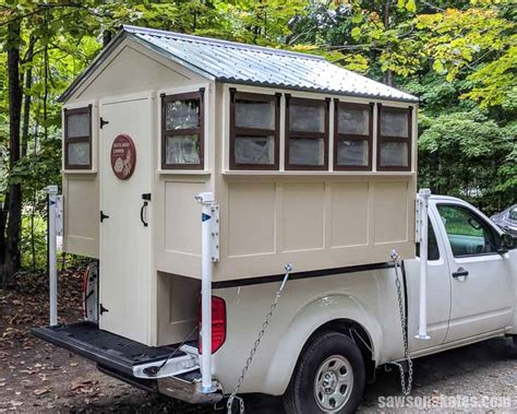 DIY Truck Camper (Cabin on Wheels) Cost + Build Tips | Saws on Skates®