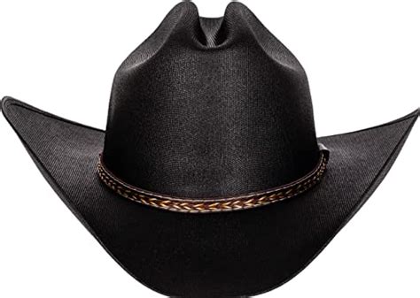 Black Cowboy Hat Front View