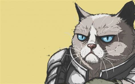 Grumpy Cat Cartoon Wallpapers - Top Free Grumpy Cat Cartoon Backgrounds - WallpaperAccess