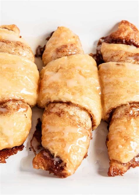 Cinnamon Crescent Rolls - Perfectly flaky crescent rolls with a ...