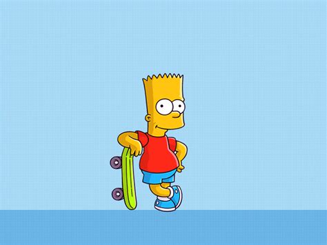 Bart Simpson Skateboard Wallpapers - Top Free Bart Simpson Skateboard Backgrounds - WallpaperAccess